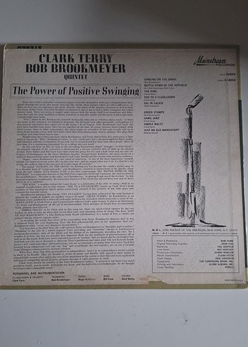 Clark Terry ve Bob Brookmeyer Albümü plak - Görsel 2