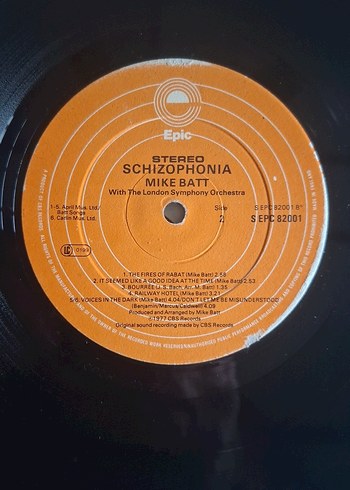 Mike Batt Schizophonia Puzzle plak - Görsel 6