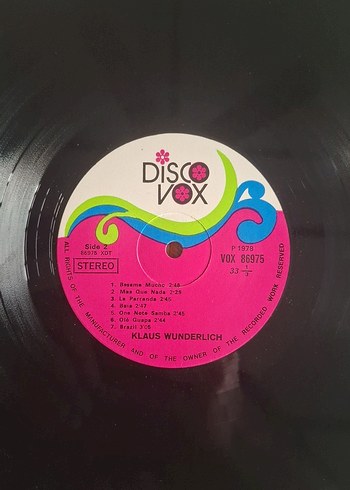 Golden organ klaus wunderlıch lp plak - Görsel 3