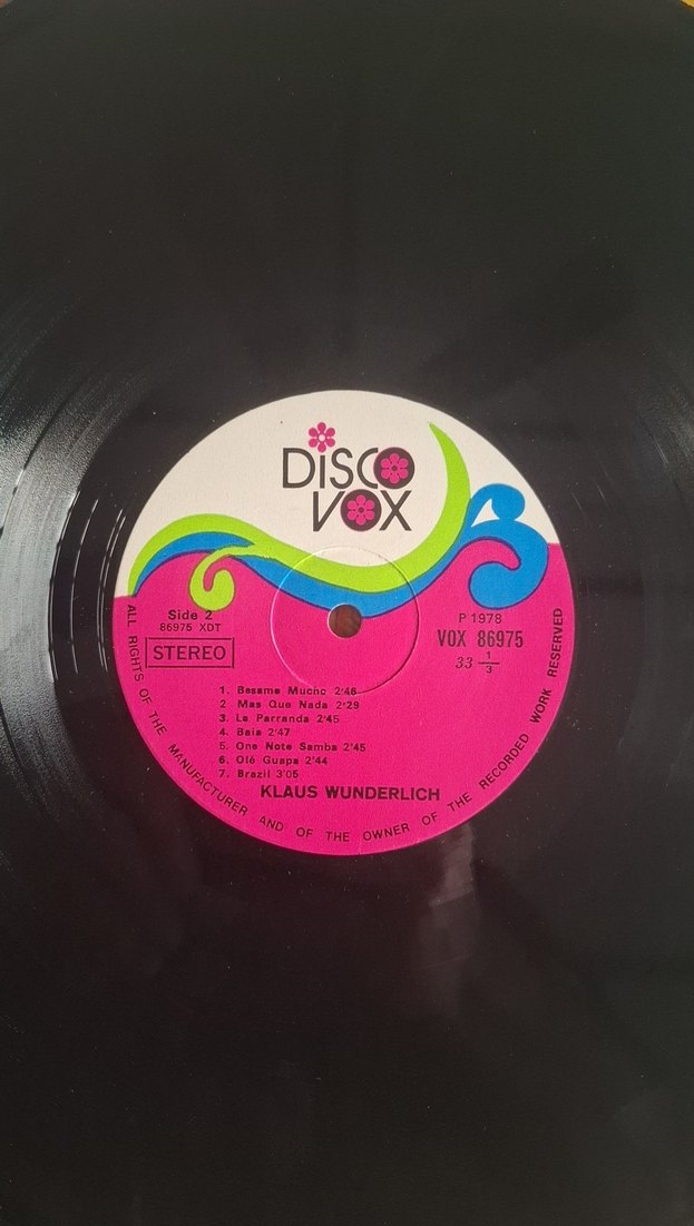 Golden organ klaus wunderlıch lp plak - Görsel 3