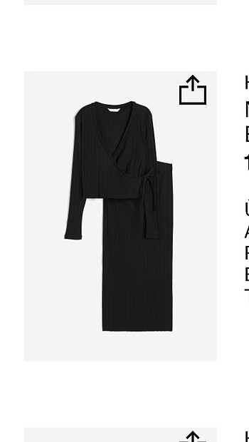 H&M MAMA 2 parça üst ve etek