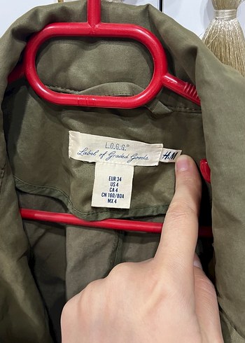 H&M Kamuflaj Kadın Ceket - Görsel 4