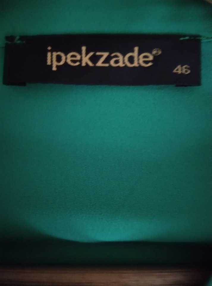 Fermuarlı Yeşil Uzun tesettür tunik - Görsel 4