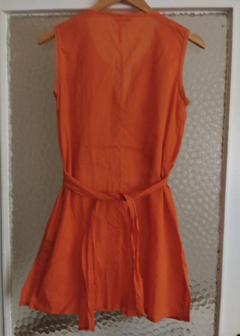 zara boncuk işlemeli elbise tunik - Görsel 5