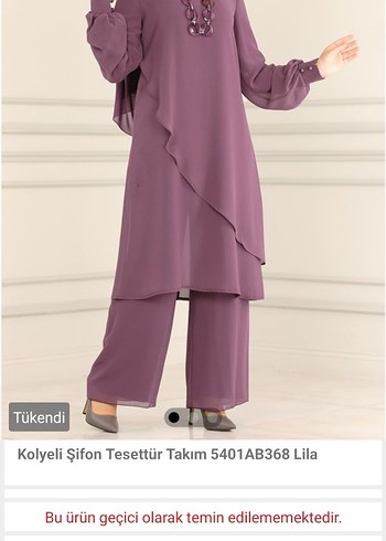 şifon tesettür abiye takim - Görsel 7