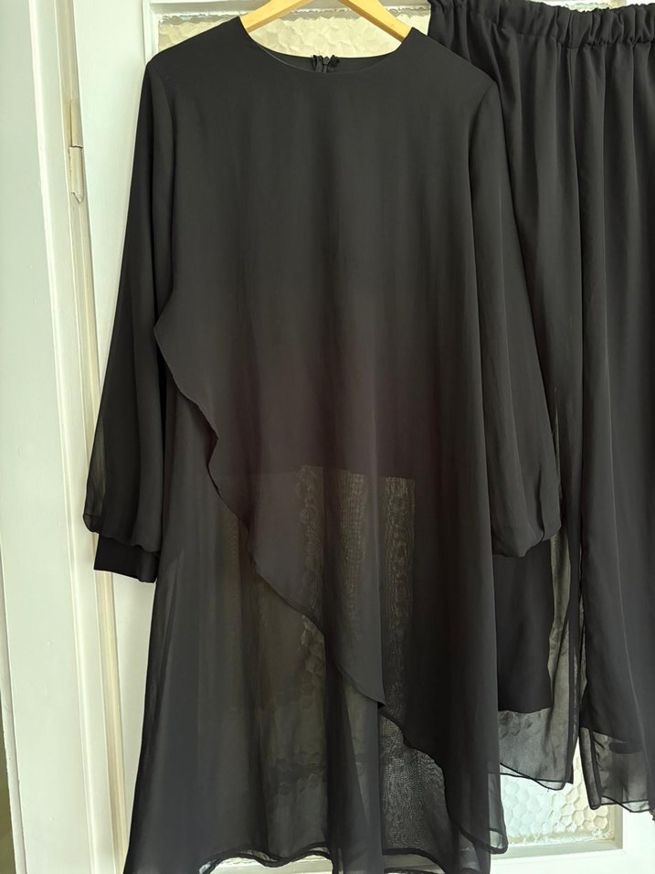 şifon tesettür abiye takim - Görsel 4