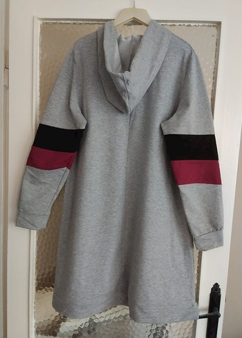 tesettür gri eşofman üstü - Görsel 3