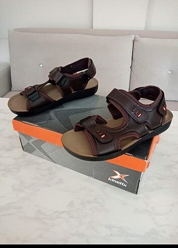 Diğer panama clup unisex sandalet 40 no kahve rengi