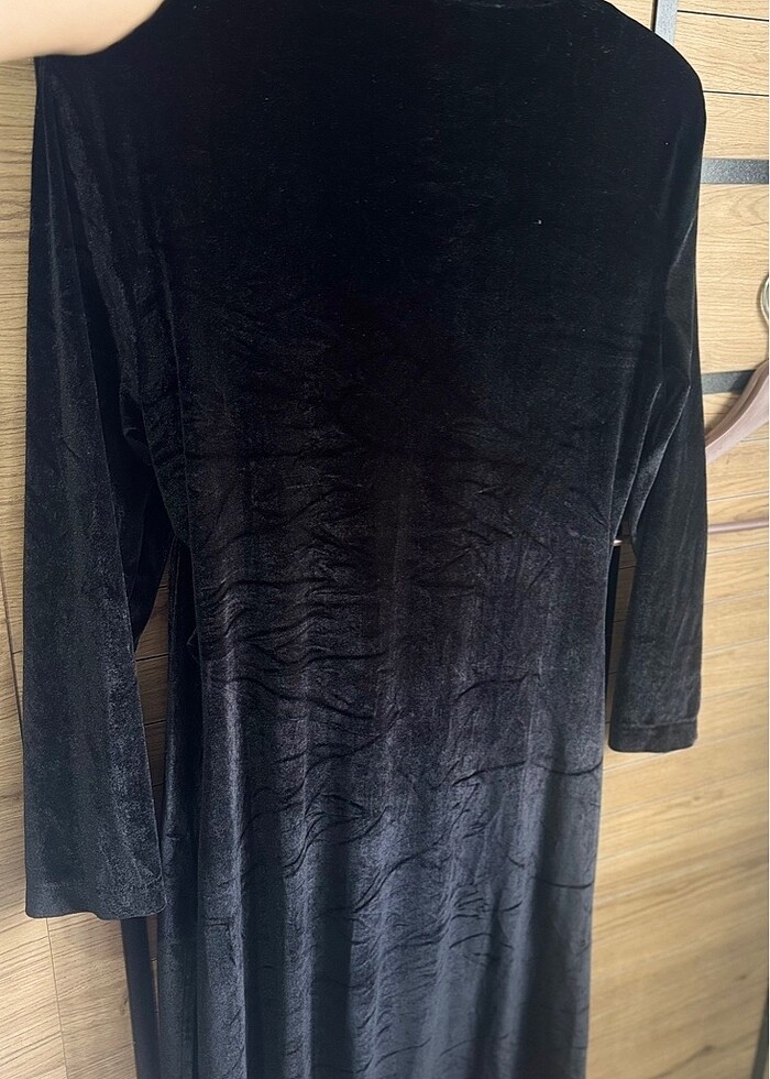 Kadife elbise - Görsel 3