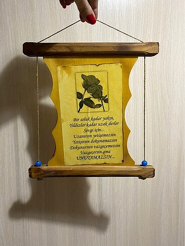 Yazılı Duvar Süsü