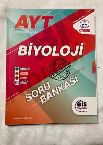 AYT Biyoloji Soru Bankası ve Deneme Kitapları - Görsel 3