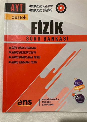 AYT Fizik Soru Bankası Destek Kitapları - Görsel 2