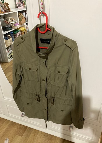 LCW Casual hali yeşil kadın ceket - Görsel 3