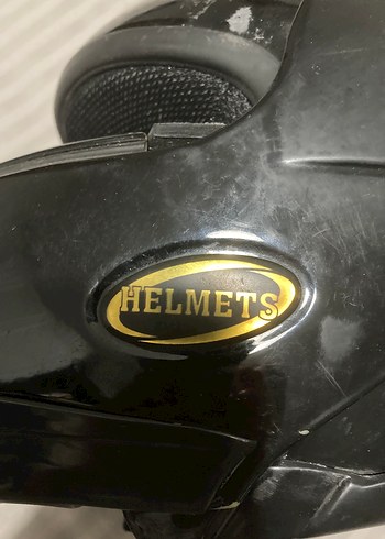 Siyah Kemerli Biker Motosiklet Kaskı - Görsel 4