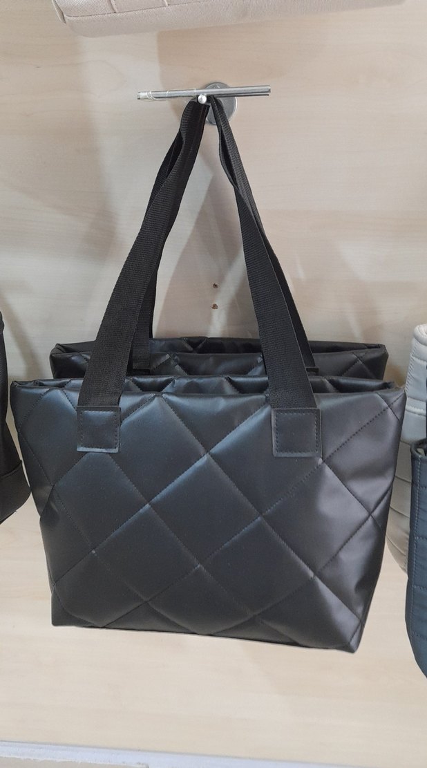 Siyah Fermuarlı Kadın Omuz Çantası - Görsel 2