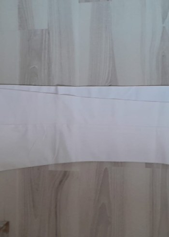 Diğer Kadın Beyaz Kumaş Pantolon Yırtmaçlı