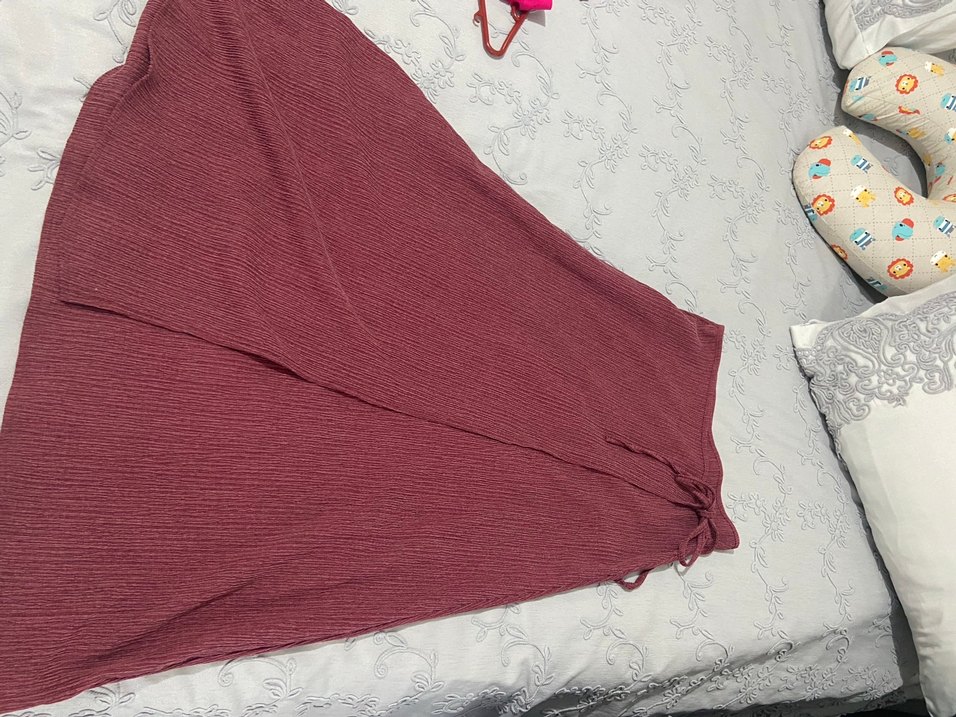 Bordo Kadın Triko Uzun Kollu Kazak - Görsel 3