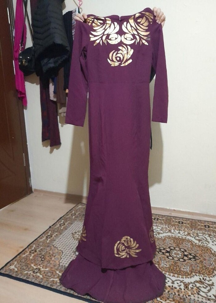 Tesettür karışık abiye  - Görsel 5