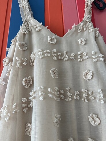 Zara Yazlık 3 boyutlu elbise