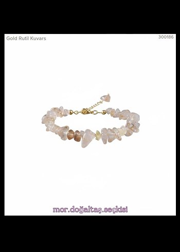 Pandora 300186 Gold Rutil Kuvars Bileklik