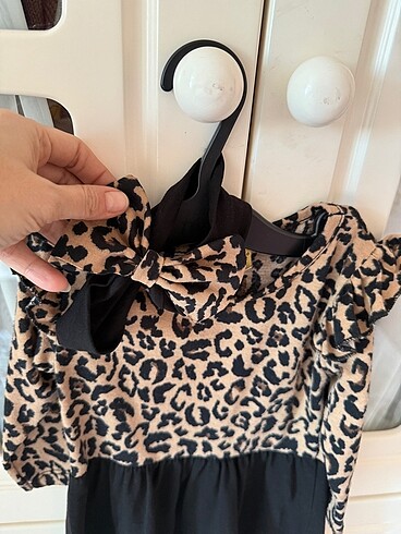 Zara leopar elbise