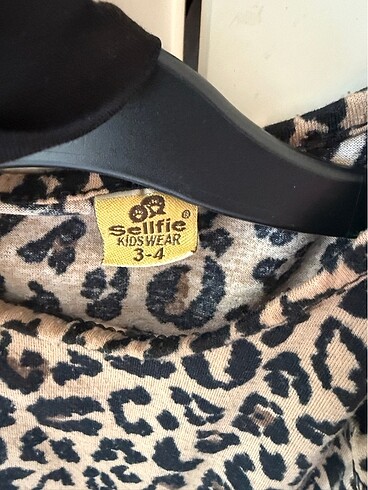 24-36 Ay Beden leopar elbise
