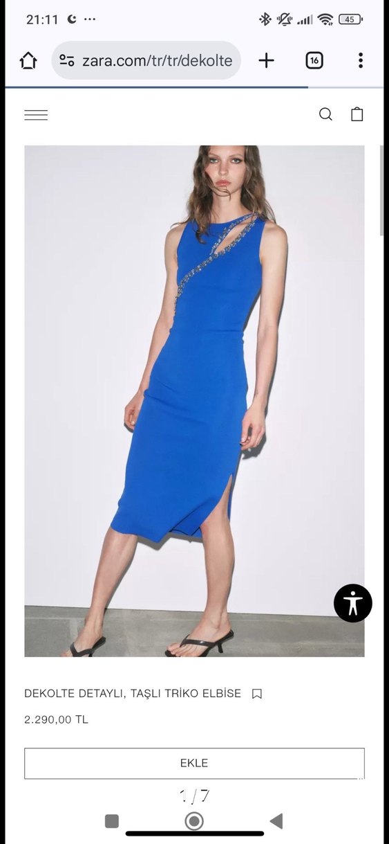 Zara elbise - Görsel 2