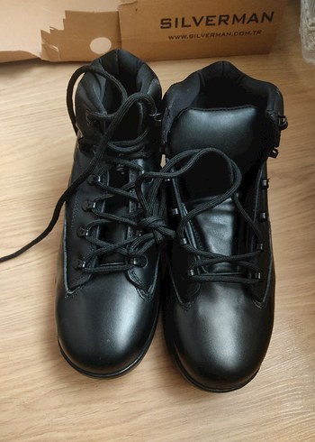 Siyah Erkek Deri Bağcıklı Bot - Görsel 6