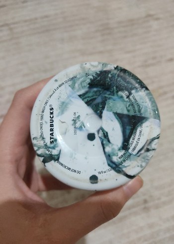 Beyaz Starbucks Termos - Görsel 2