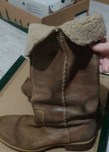 Kadın Kahverengi Deri Çizme TIMBERLAND - Görsel 7