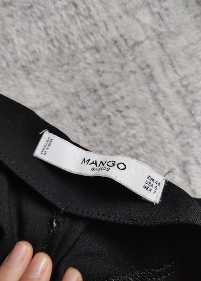 MANGO KADIN KUMAŞ PANTOLON - Görsel 2