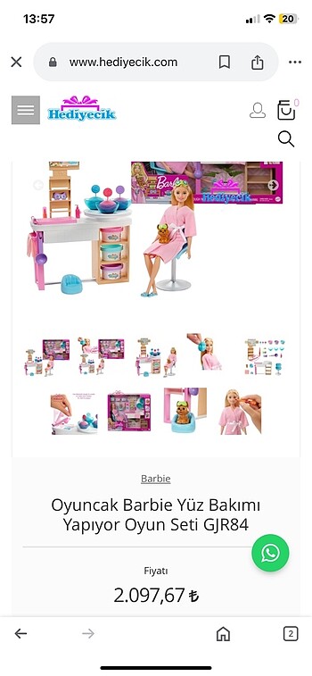 Beden Bakim zamani barbie maske