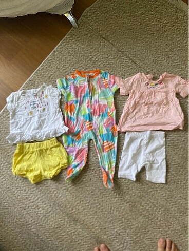 LC Waikiki 3-6 ay bebek yazlik giyisiler
