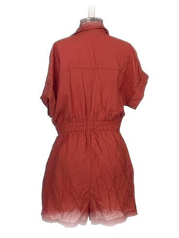 m Beden Vintage Love Kısa Tulum %70 İndirimli.