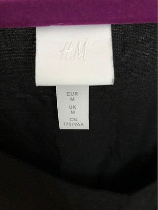 m Beden siyah Renk H&M Yepyeni Elbise