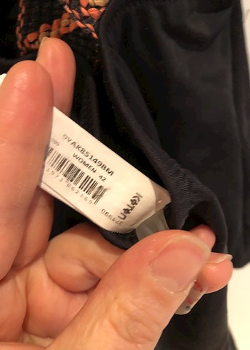 Kemerli Siyah Bağlamalı Kadın Mayo - Görsel 4