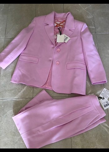 Pembe Midi Kadın Blazer Ceket 42 beden - Görsel 2