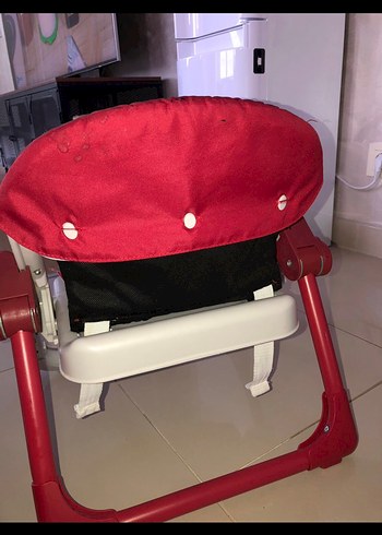 Kırmızı Chicco Bebek Mama Sandalyesi - Görsel 3