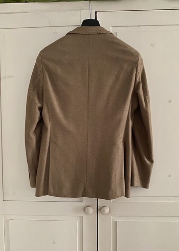 Massimo Dutti Yün ceket Düğmeli Erkek Ceket