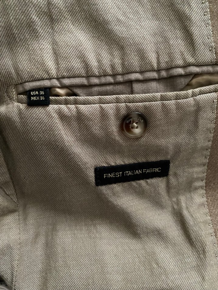 Yün ceket Düğmeli Erkek Ceket - Görsel 4