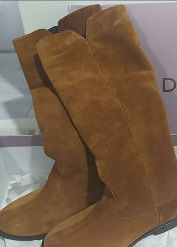 Derimod Süet Deri Mod çizme