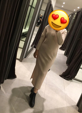 s Beden Zara Trafaluc maxi elbise