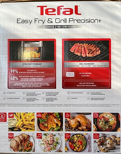  Beden Tefal easy gey & grill precision