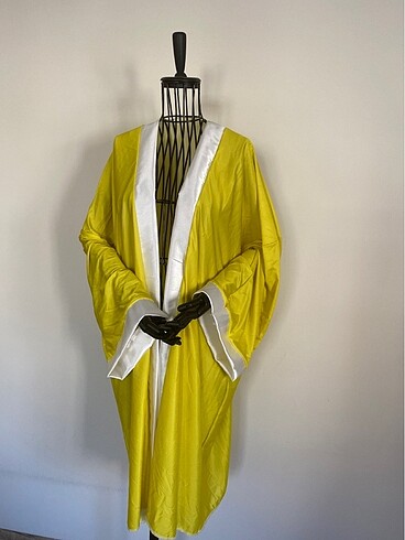 Tasarımcı sarı kimono