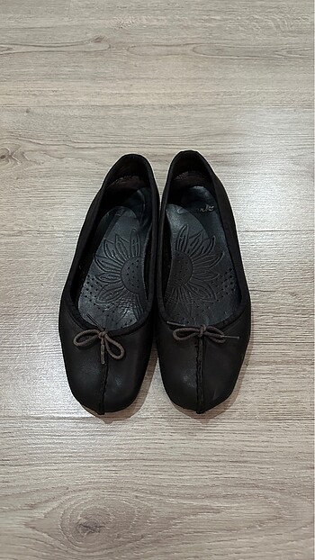 CLARKS MARKA SİYAH GERÇEK DERİ BABET