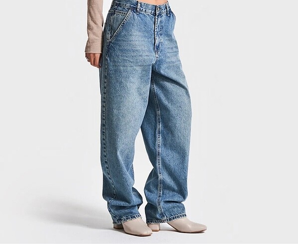Its Basic Fit Bol Kesim Denim Pantolon