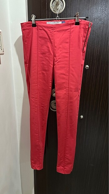 NAR ÇİÇEĞİ LİKRALI KUMAŞ PANTOLON
