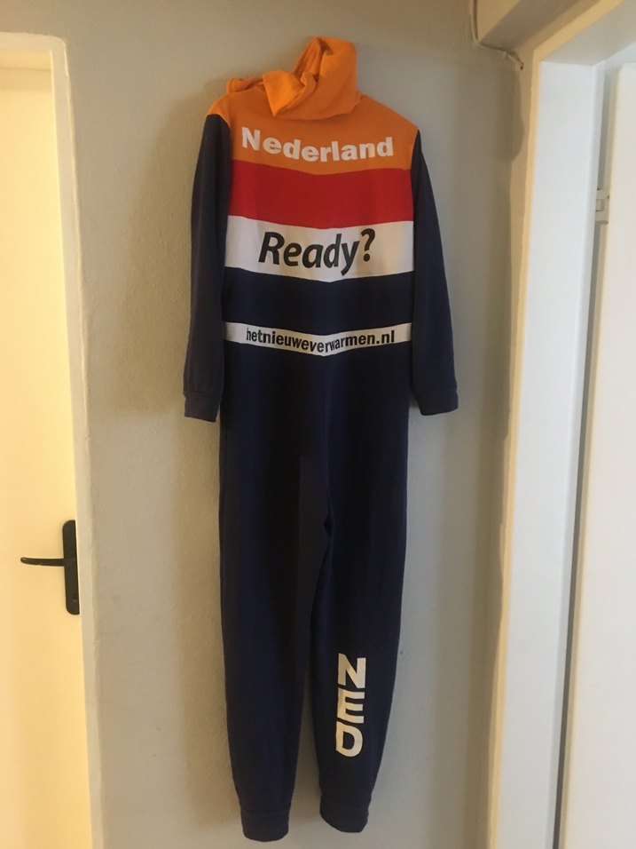 Renkli Fermuarlı Hamile Tulum - Görsel 2