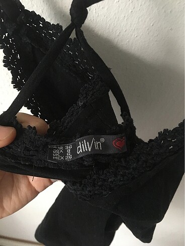 s Beden siyah Renk Dilvin crop