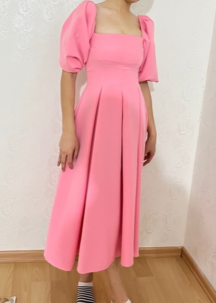 Prenses kol uzun boy elbise - Görsel 2